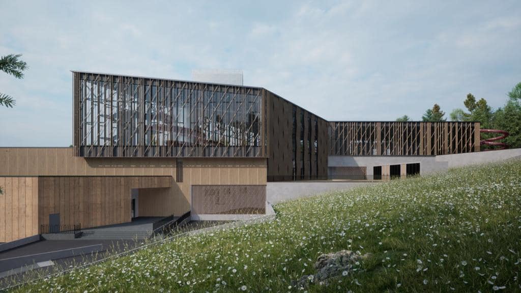 A wellness-központ látványterve | Forrás: Kovászna város önkormányzata